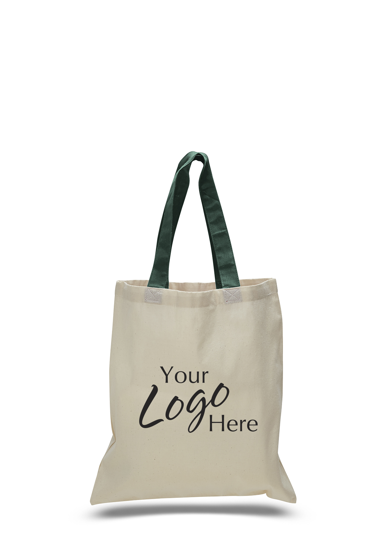 Economical Tote 15" W x 16" H Natural Bag, custom tote bag with logo imprint 15