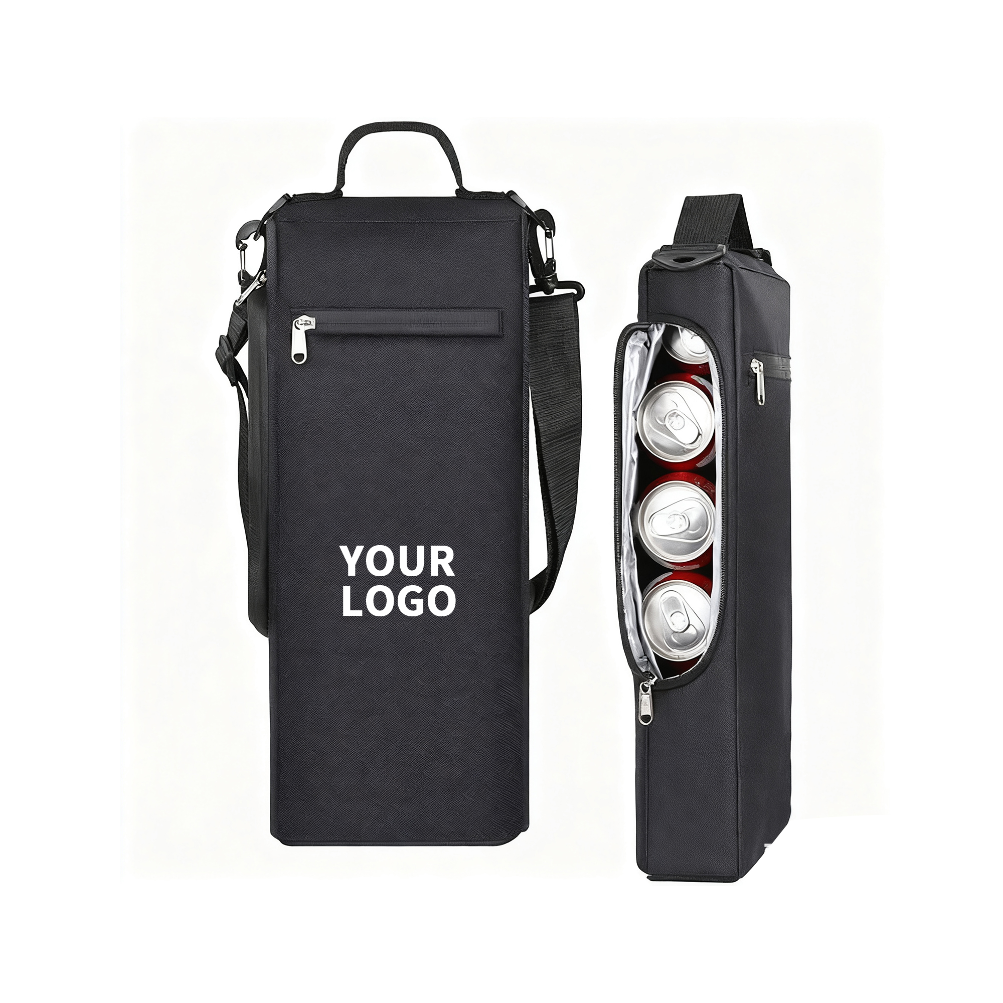 Golf Cooler Bag Holds 6 Cans With Insulated 600D Shell 2