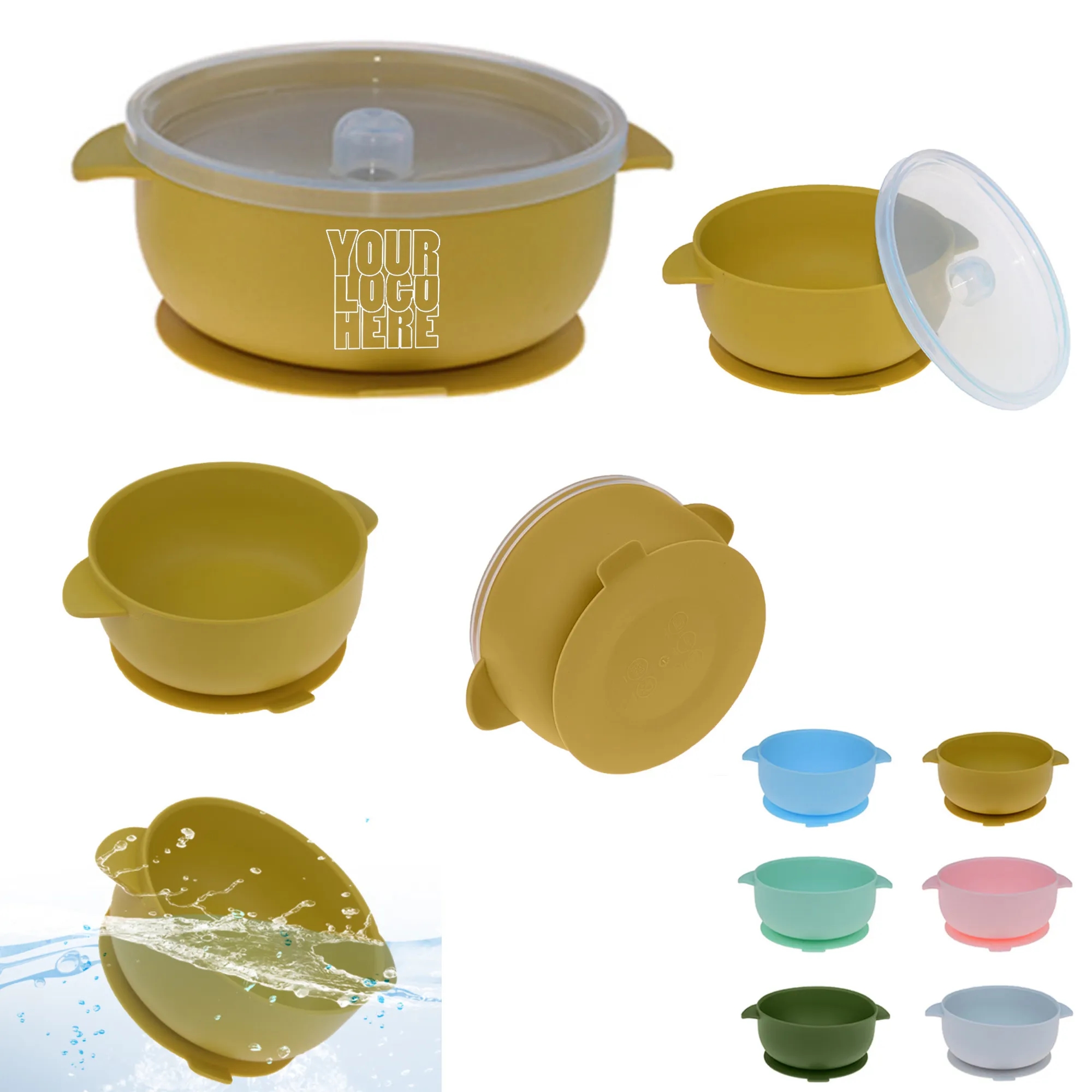 Silicone Baby Bowls With Super Suction 1