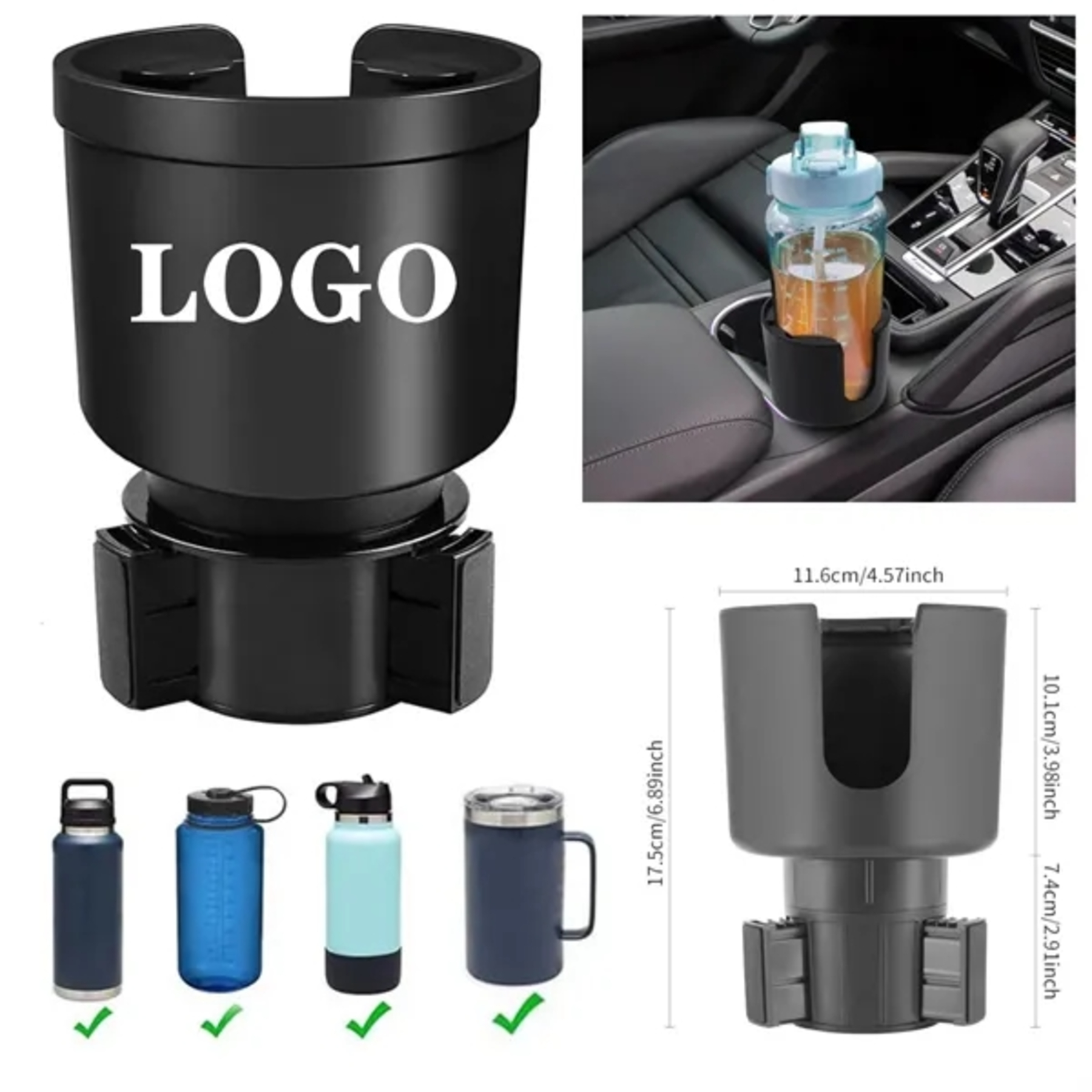 Car Cup Holder Extender 2