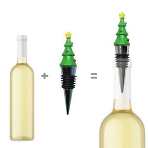 Custom Christmas Tree Wine Cork Bottle Stopper 4