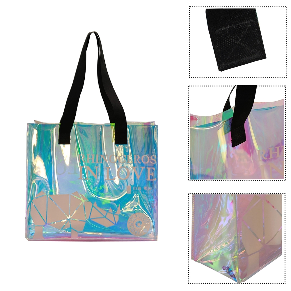 Holographic Laser Iridescent PVC Shoulder Tote Bag 2