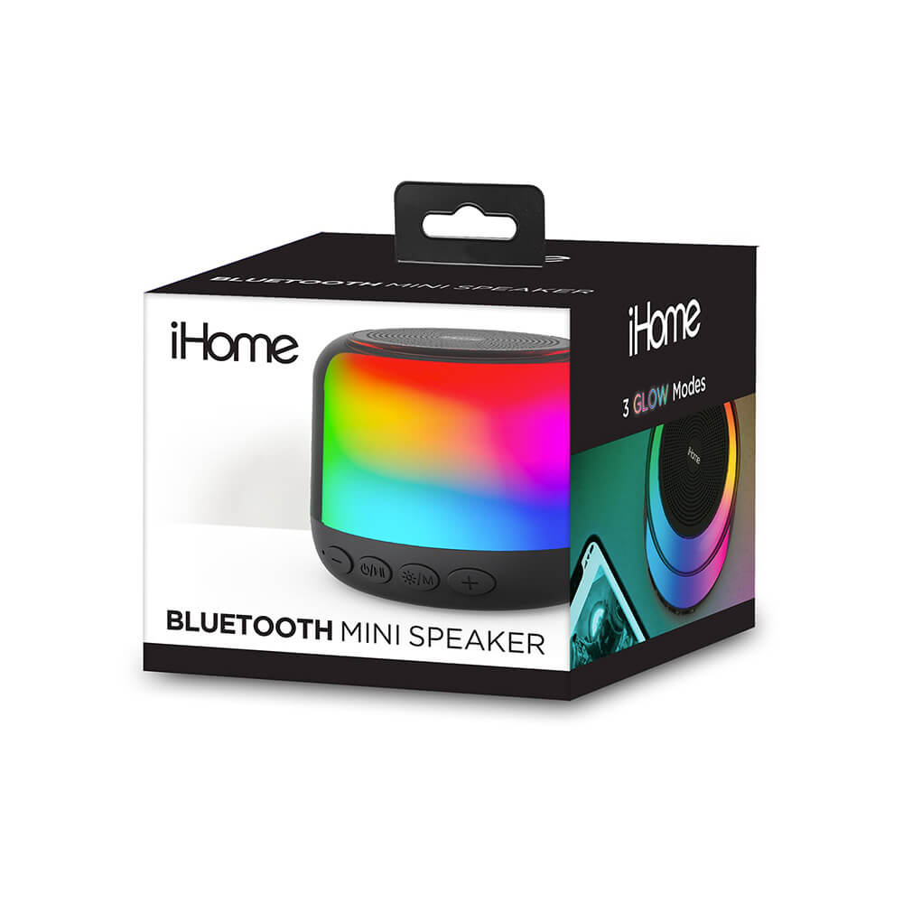 iHome Rechargeable Color Changing Mini Bluetooth Speaker 8