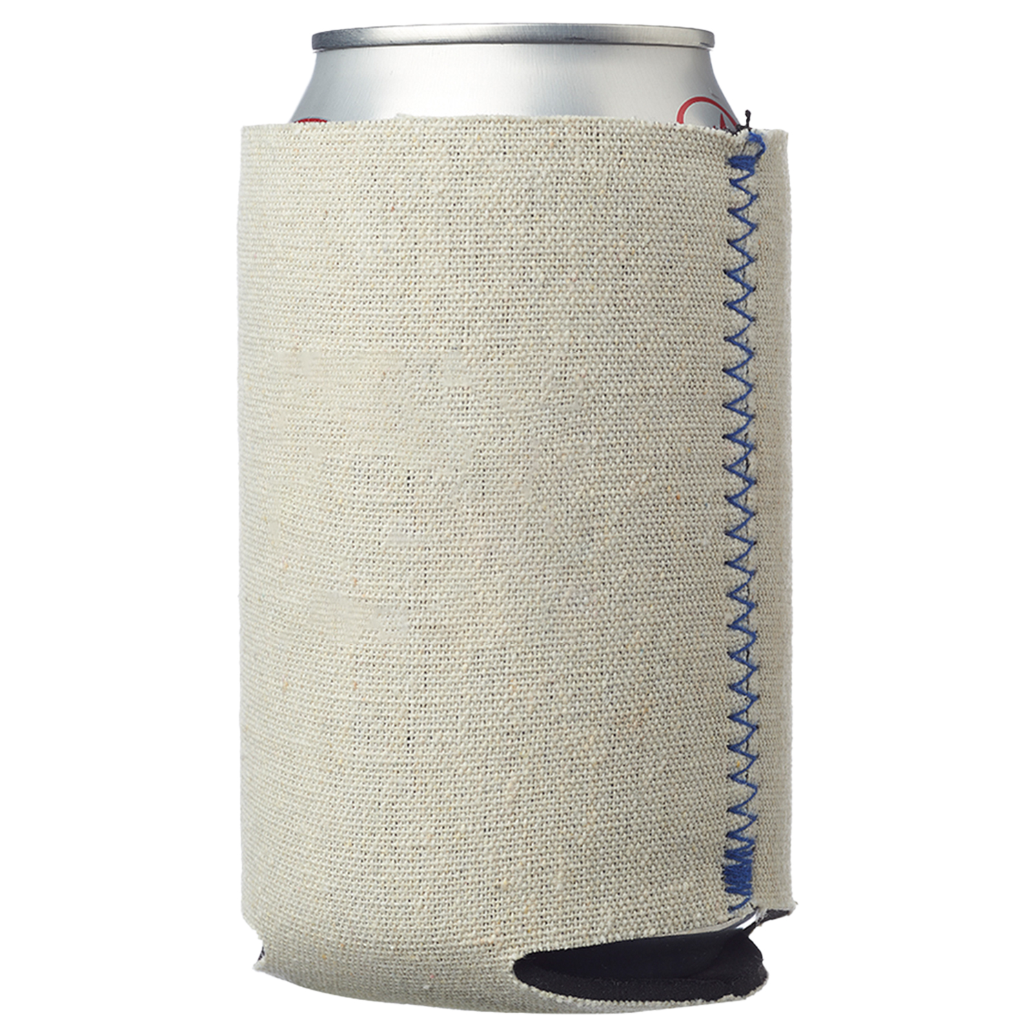 Canvas Collapsible Foam Can Cooler, 16 oz., custom koozie with logo imprint 5