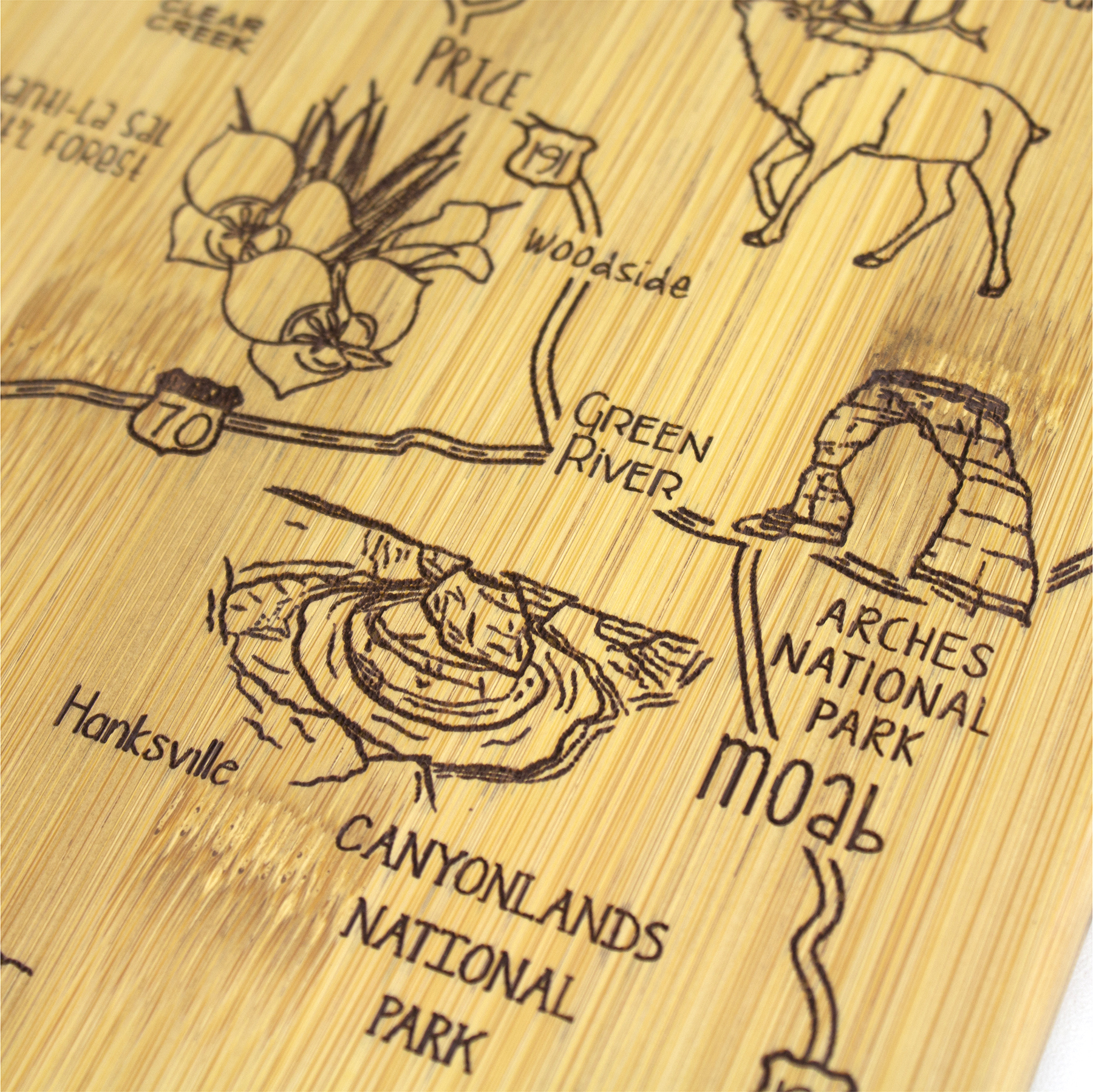 Destination Utah Cutting & Serving Board 5