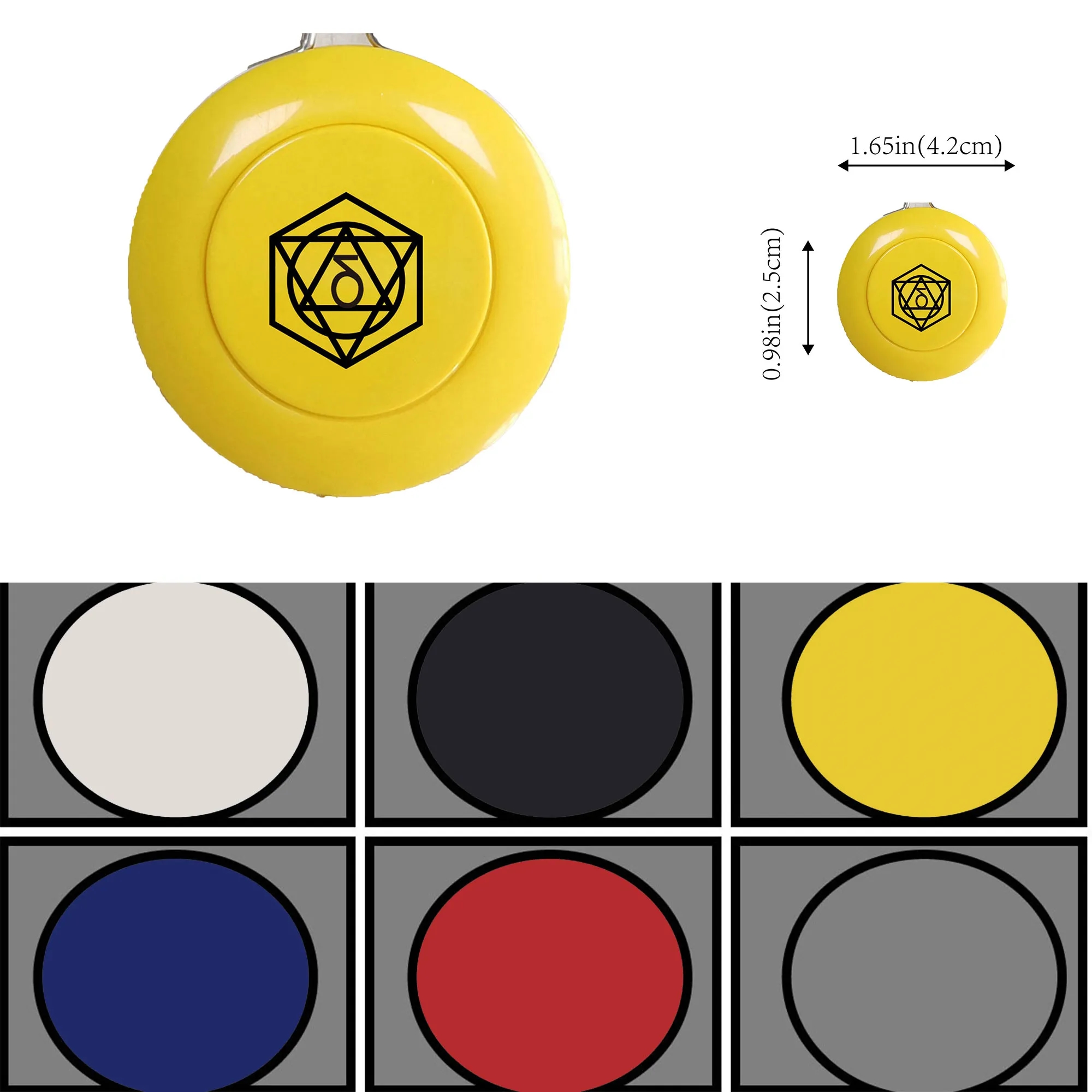 Small Keychain Automatic Retractable Tape Measure 3