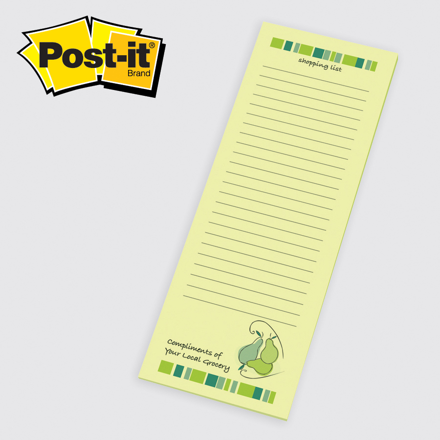 Post-it® Custom Printed Notes - 3 x 8 1