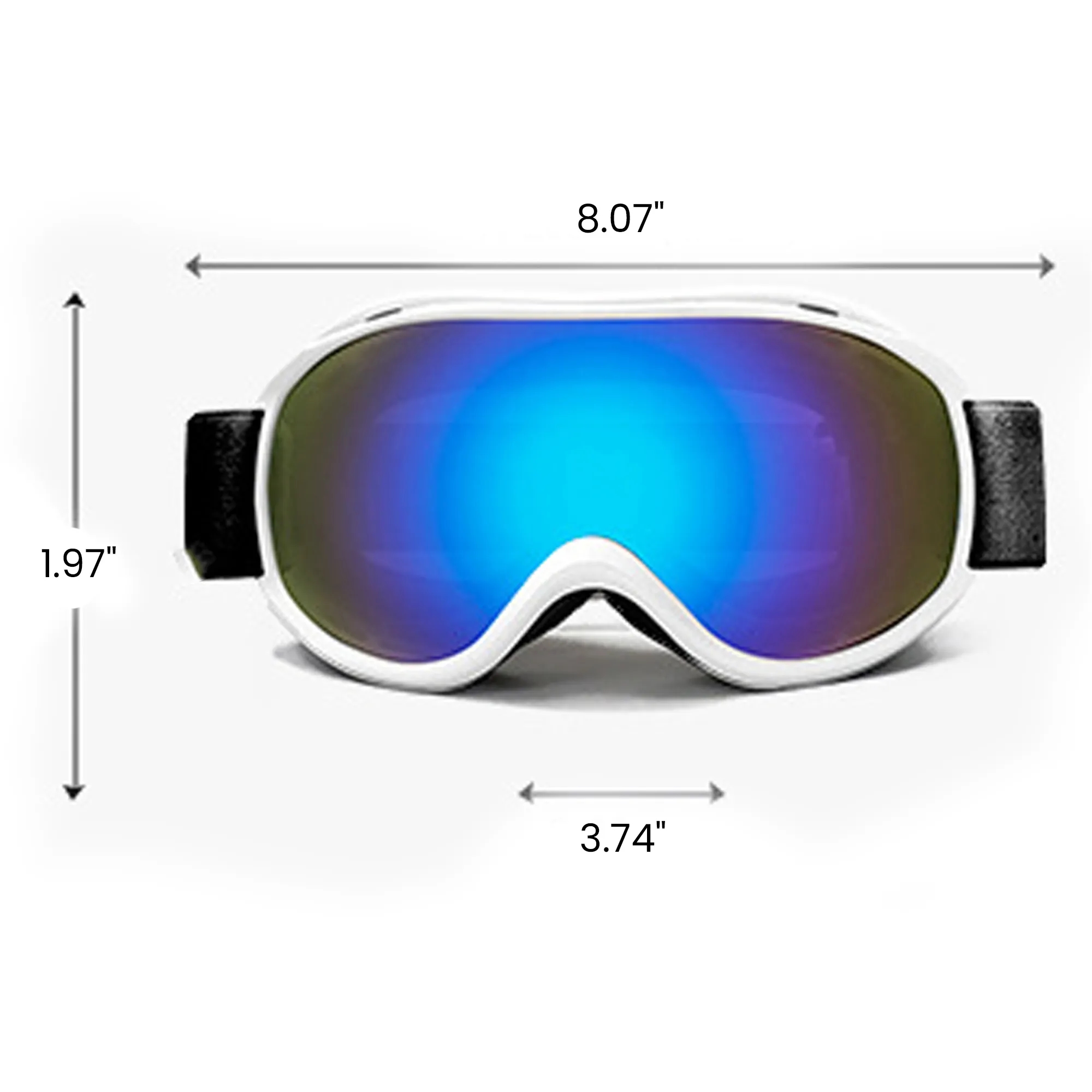Spherical Double Layer Anti Fog Ski Goggles 4
