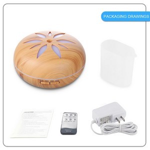 550ml Wood Grain Ultrasonic Aromatherapy Humidifier 1