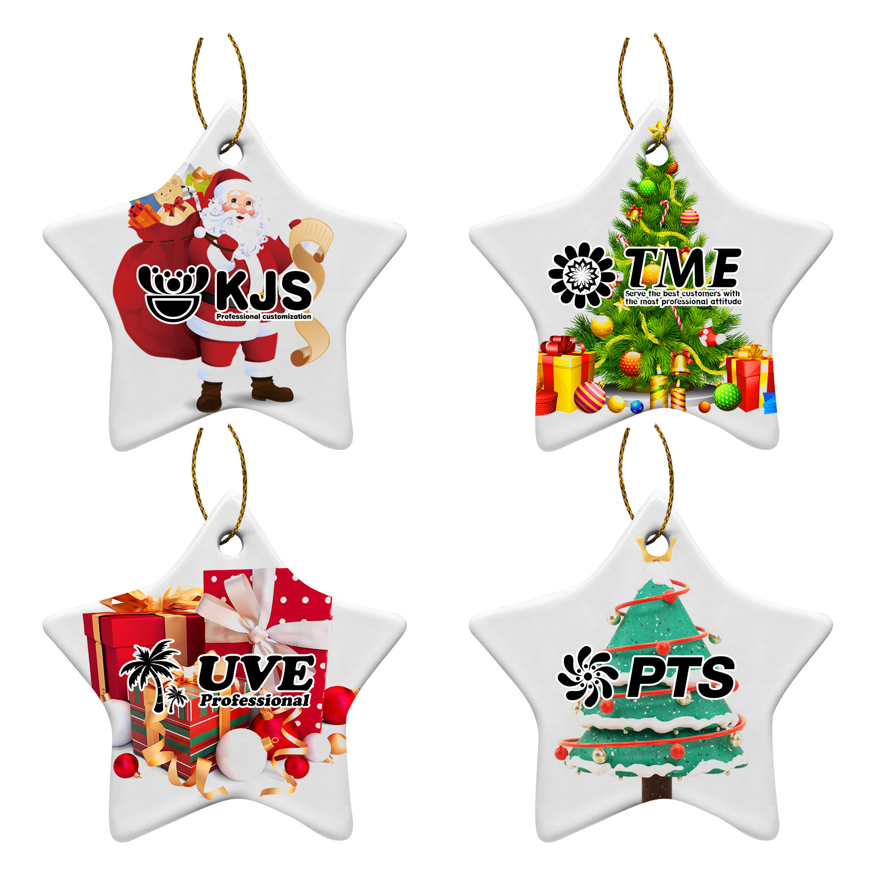 Star Ceramic Ornaments 2