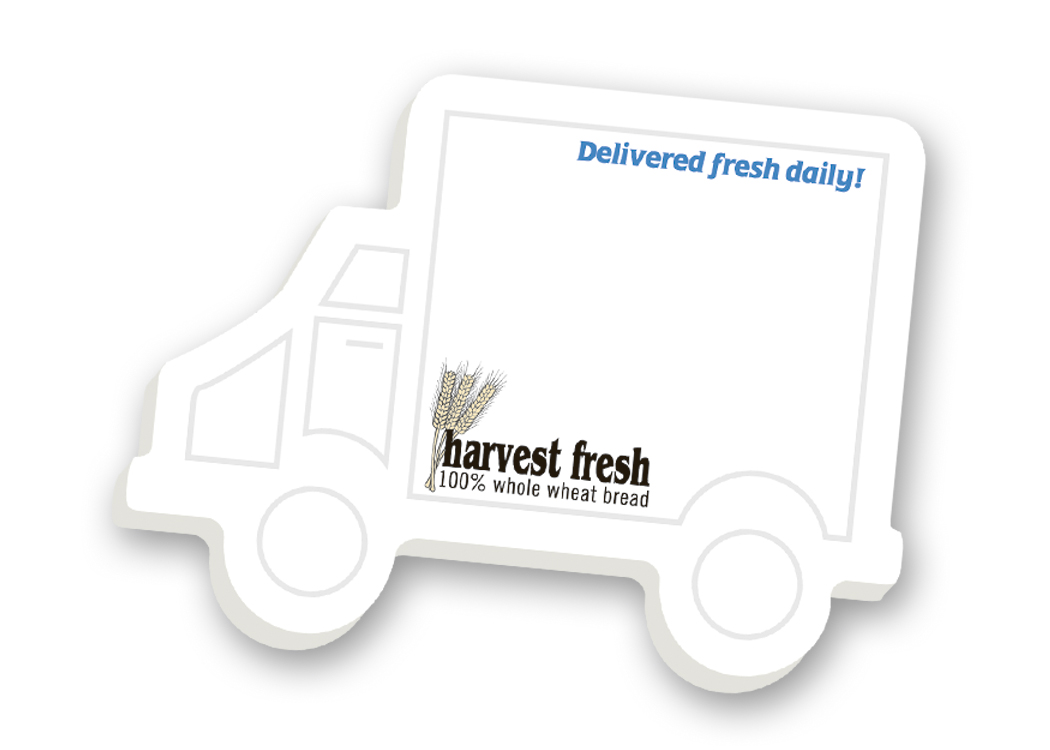 Souvenir® Sticky Note™ 4" x 3" Die Cut Pad, 50 sheet 4