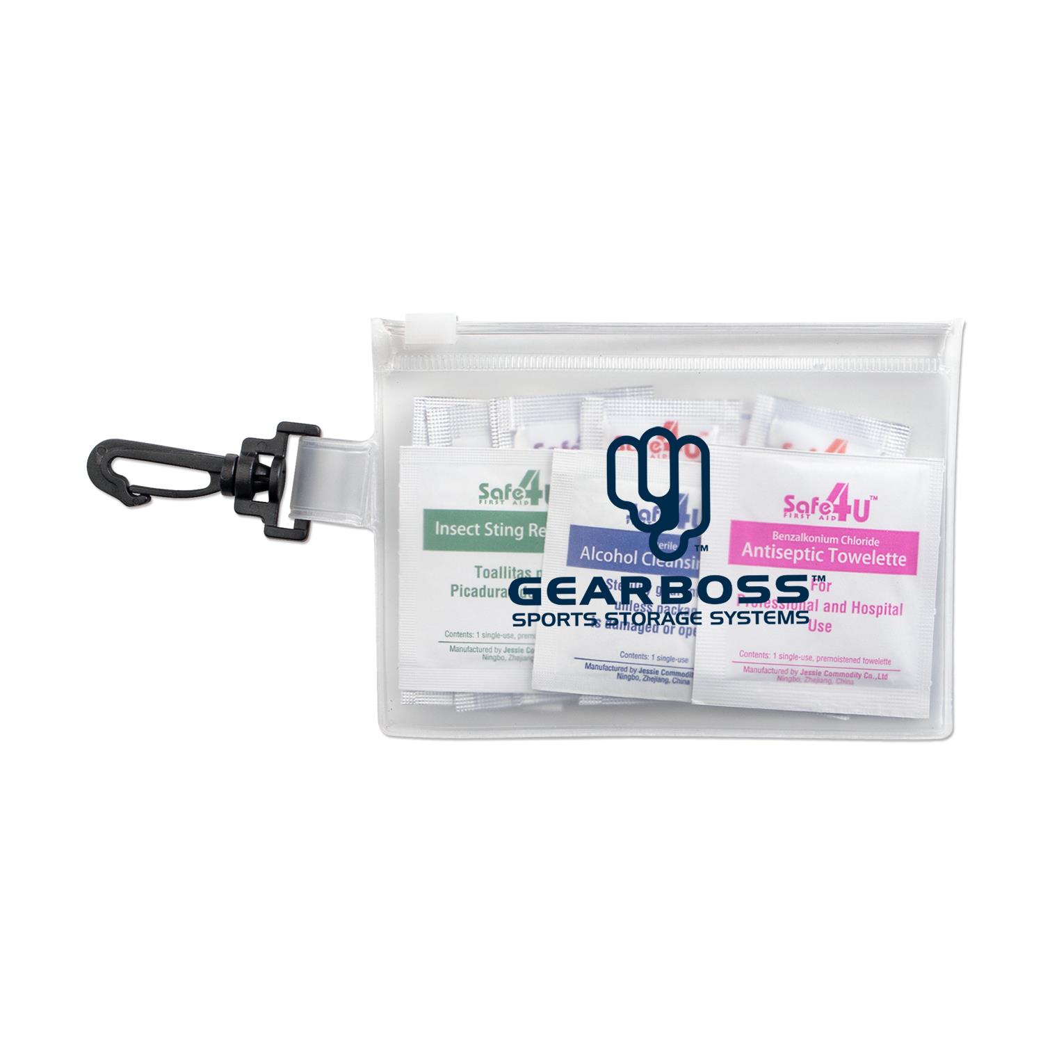 First Aid in Zip Close Pouch with Carabiner 4