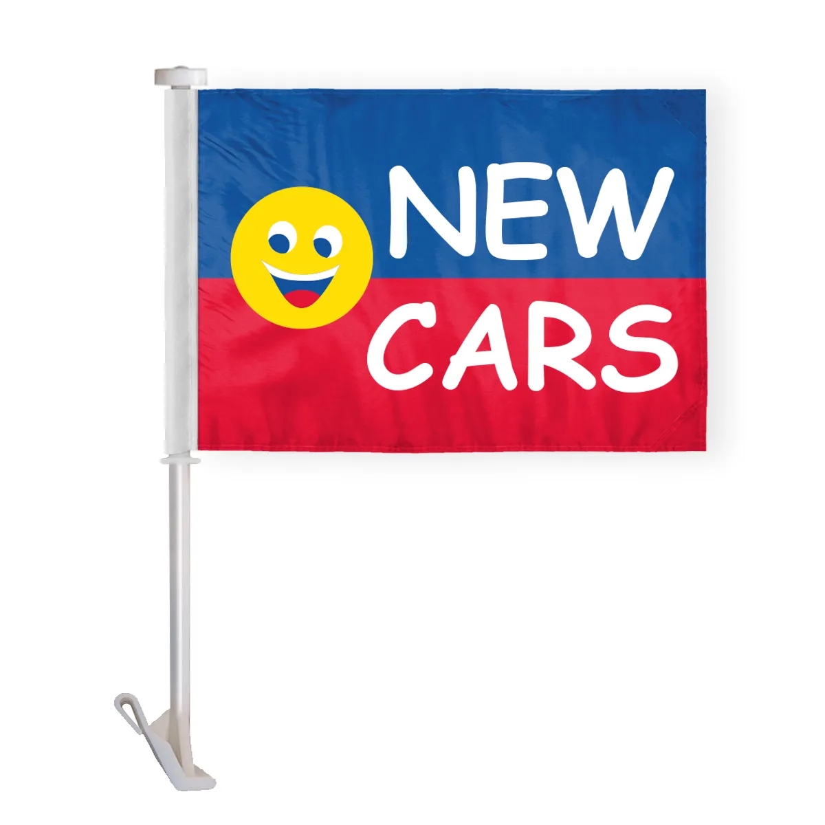 10.5" x 15" Advertising Car Flag - wPoly 1 Ply 6