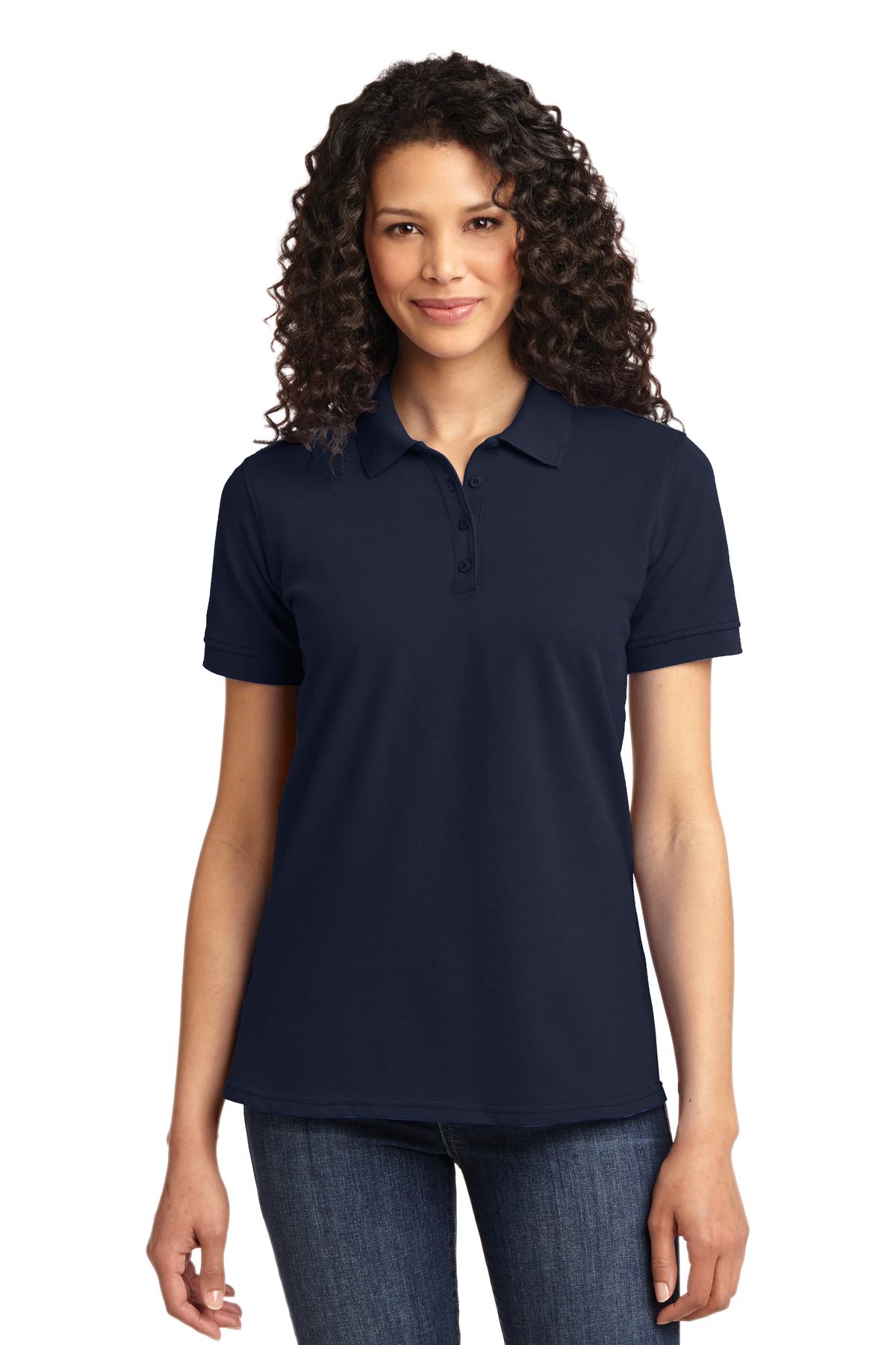 Port & Co Women's Core Blend Pique Polo. LKP155 72