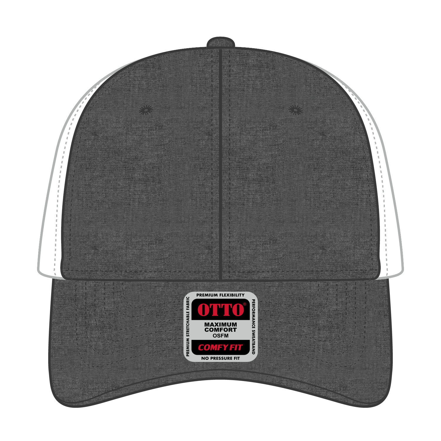 OTTO CAP® OTTO COMFY FIT® 6 Panel Low Profile Mesh Back Trucker Hat 21