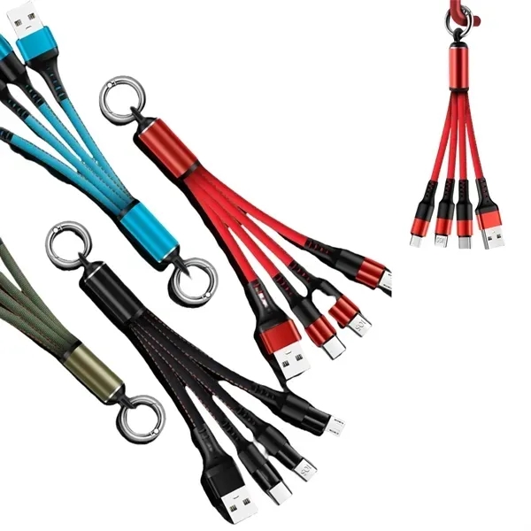 3-In-1 Portable Cable Key Ring 5