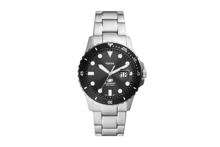 Fossil Men's Blue Dive Three-Hand Date Stainless Steel Watch 1