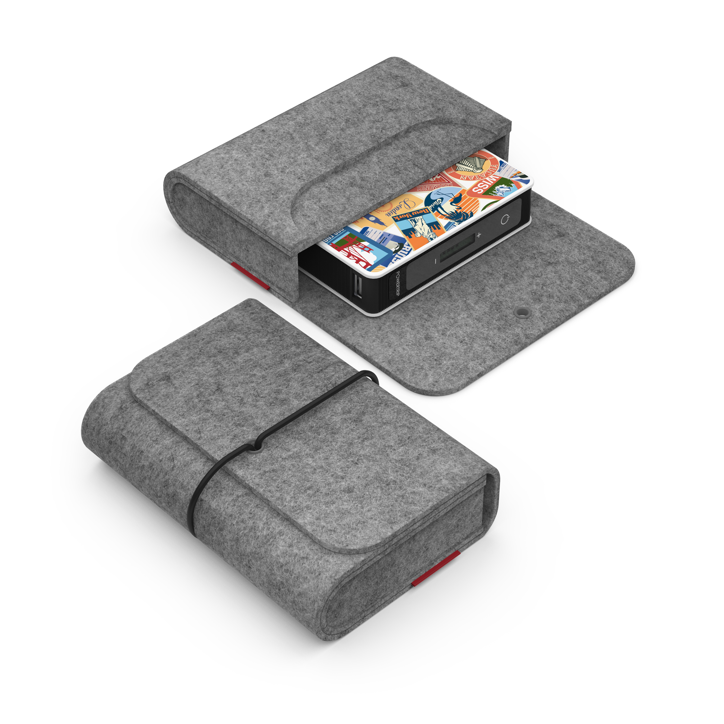 PowerTrip Classic: Portable Charger with Emergency Solar Panel 3