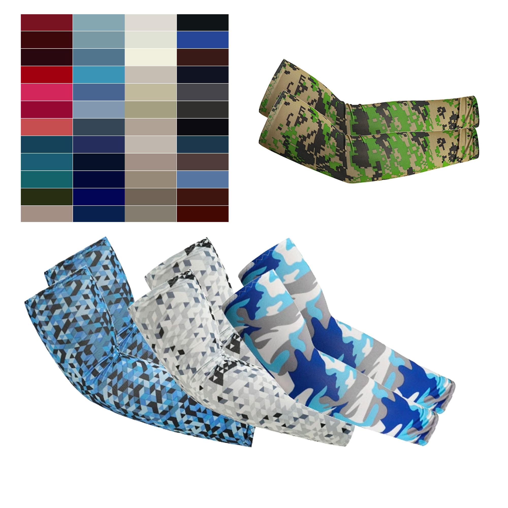 Cooling Sun Protection Ice Silk Arm Sleeves 3
