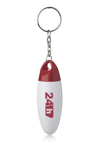 Dallas Plastic Pill Bottle Keychains 6