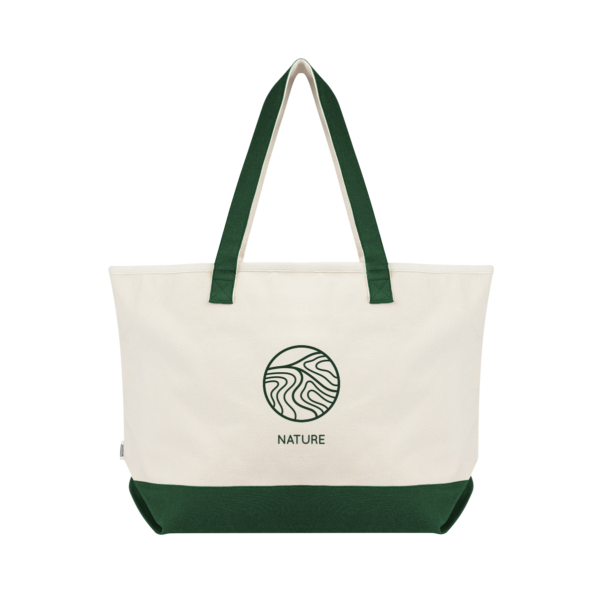 Large Starboard Recycled Cotton Canvas Tote Bag, custom tote bag with logo imprint 13