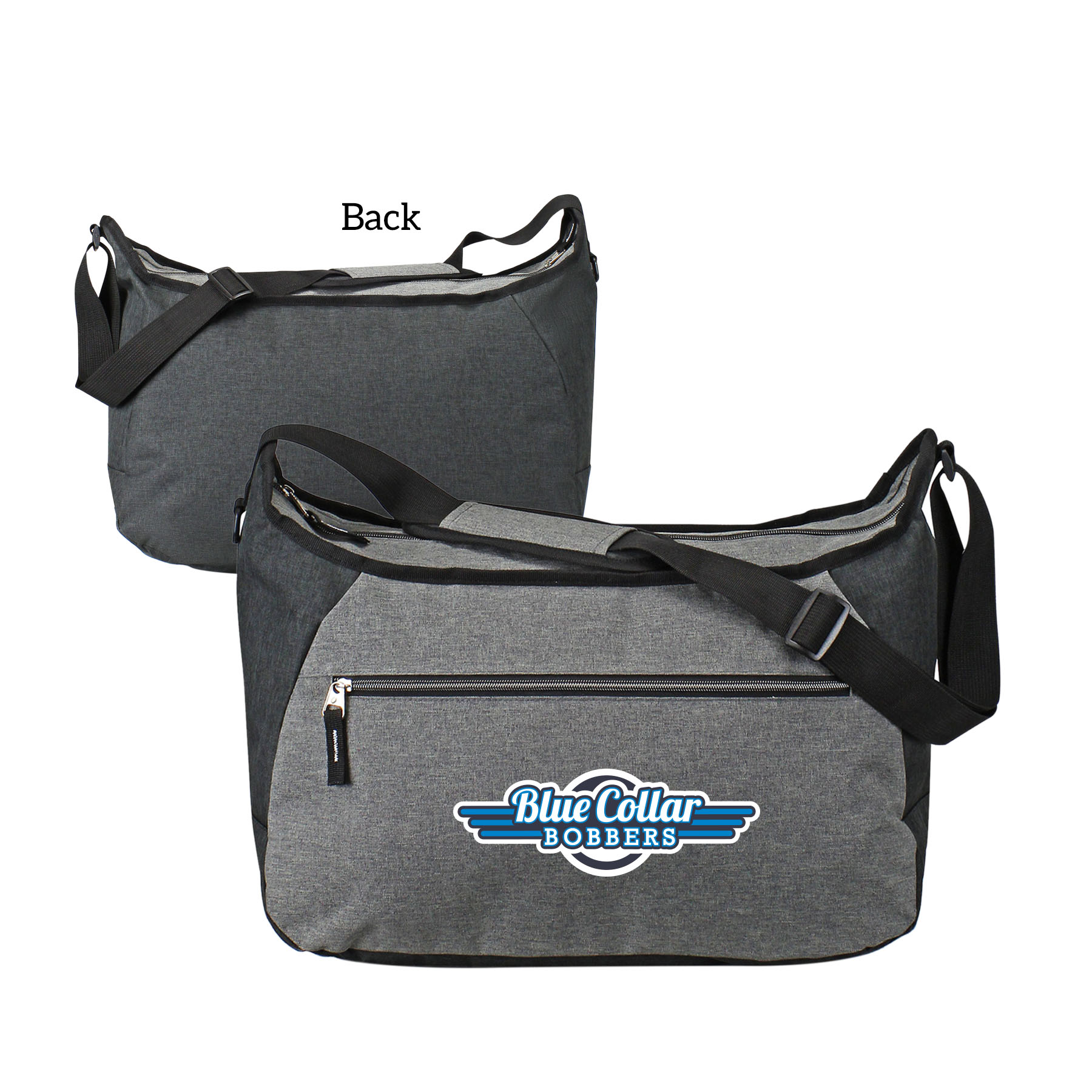 300D Heathered Travel Shoulder Bag 3