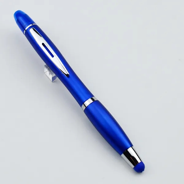 Curvaceous Metallic Stylus Highlighter Pen 8