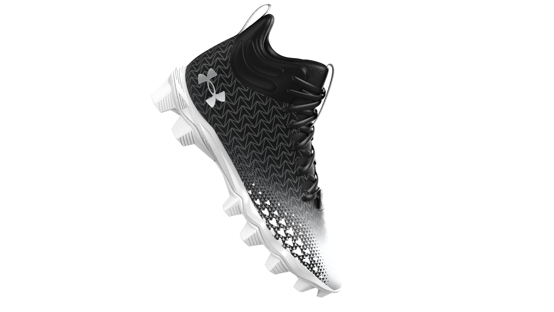 Men's UA Spotlight Franchise 3 RM Wide Football Cleats 2