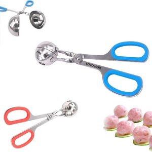 Stainless Steel Small Meat Baller With Soft Grip Handle 15