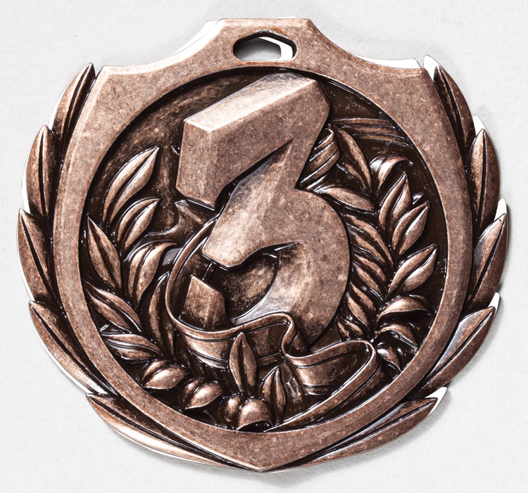 3rd Burst Medal 2 1/4" 2
