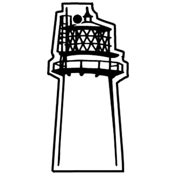 Lighthouse 1 Key Tag - Spot Color 1