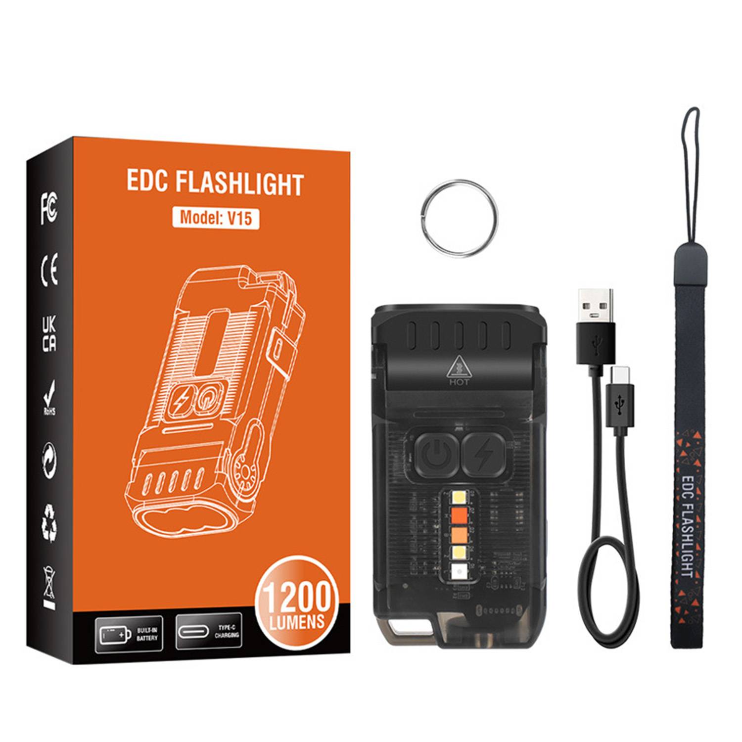 12W Rechargeable LED Flashlight – Adjustable & Aluminum Body 4