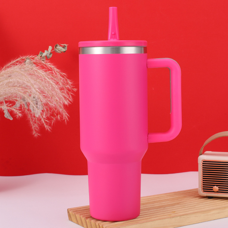 40oz 304 Steel Recycled Travel Tumbler with Straw 2