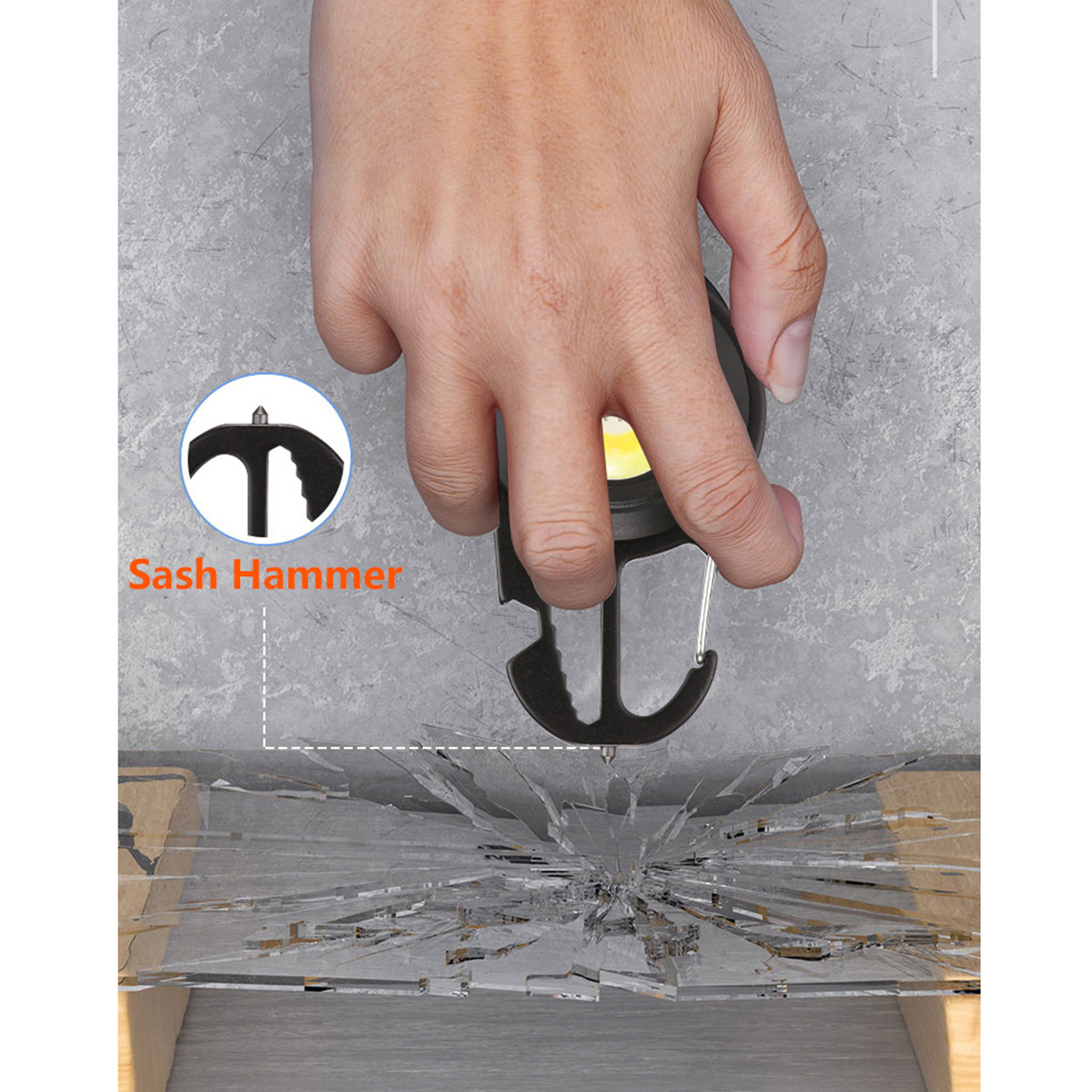 Small Flashlight Screwdriver Key Chain 3