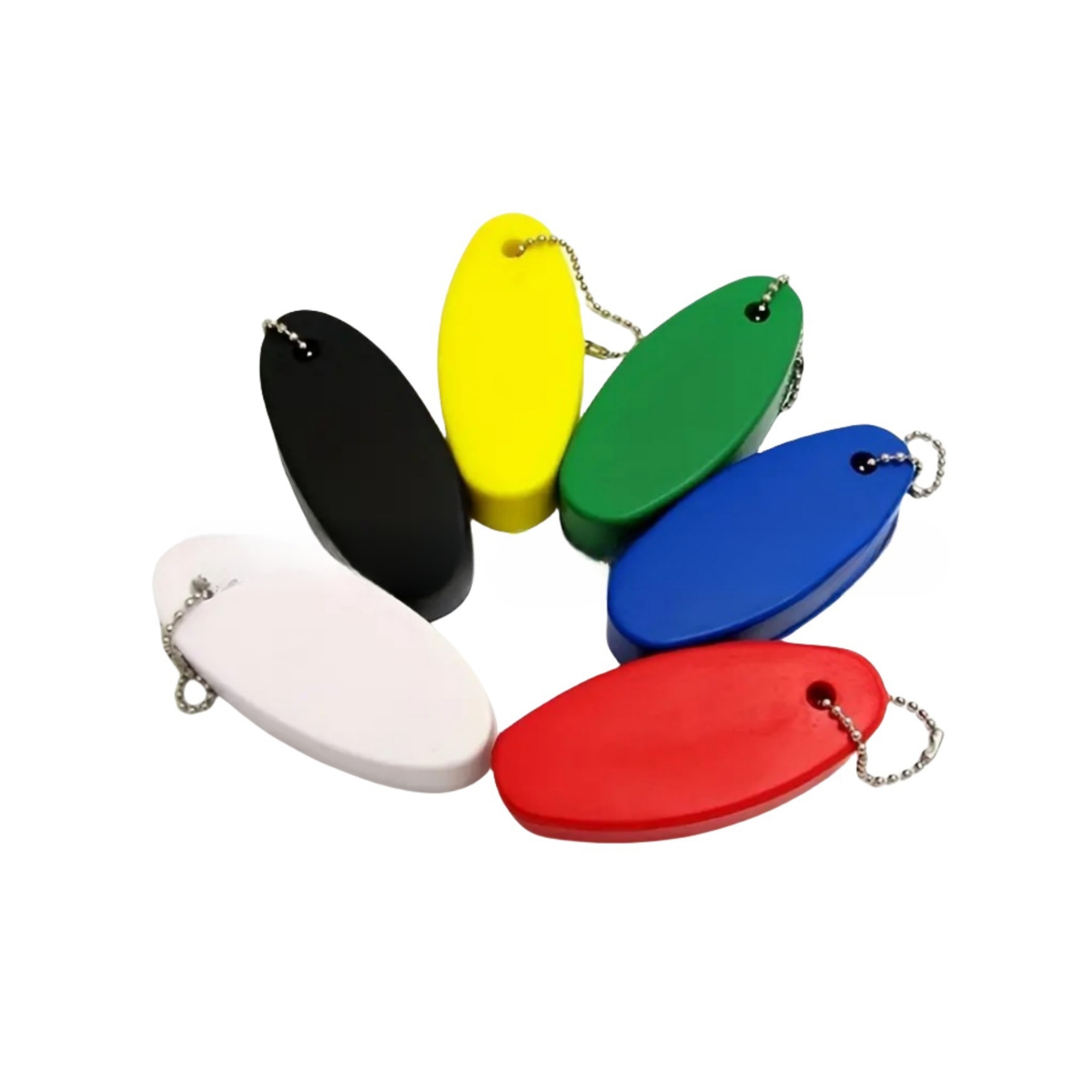 Floating Keychain Oval Shaped 8