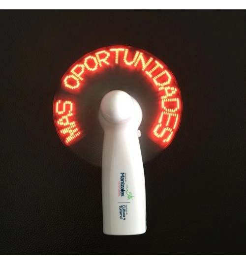 LED Message Flashing Fan 1