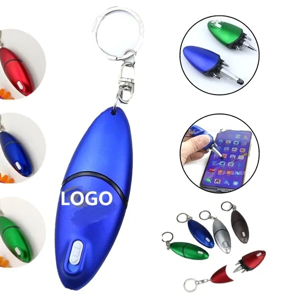 Ballpoint Pen With Flashlight Screwdriver 3