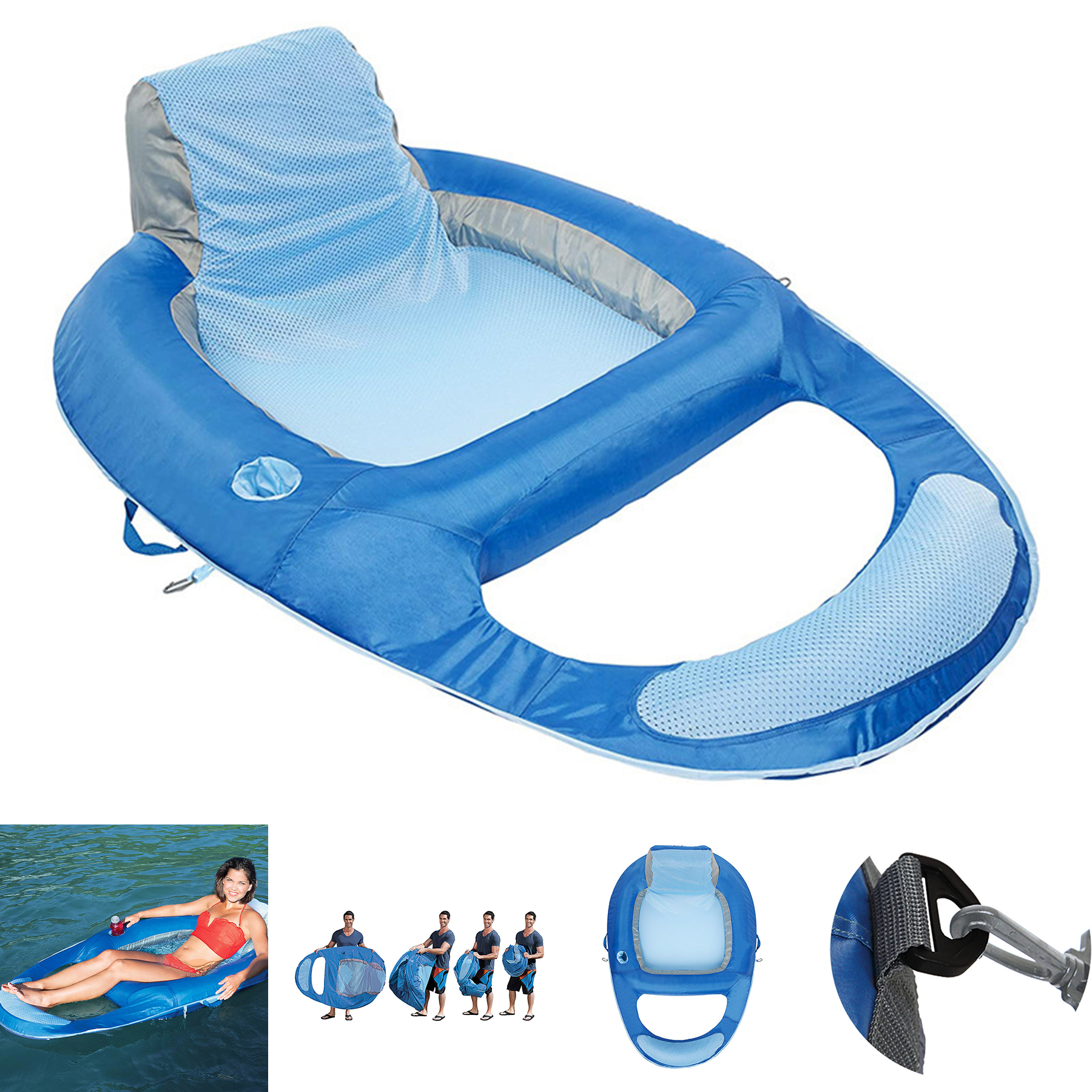 Premium Floating Lounger With Fast Inflation 2