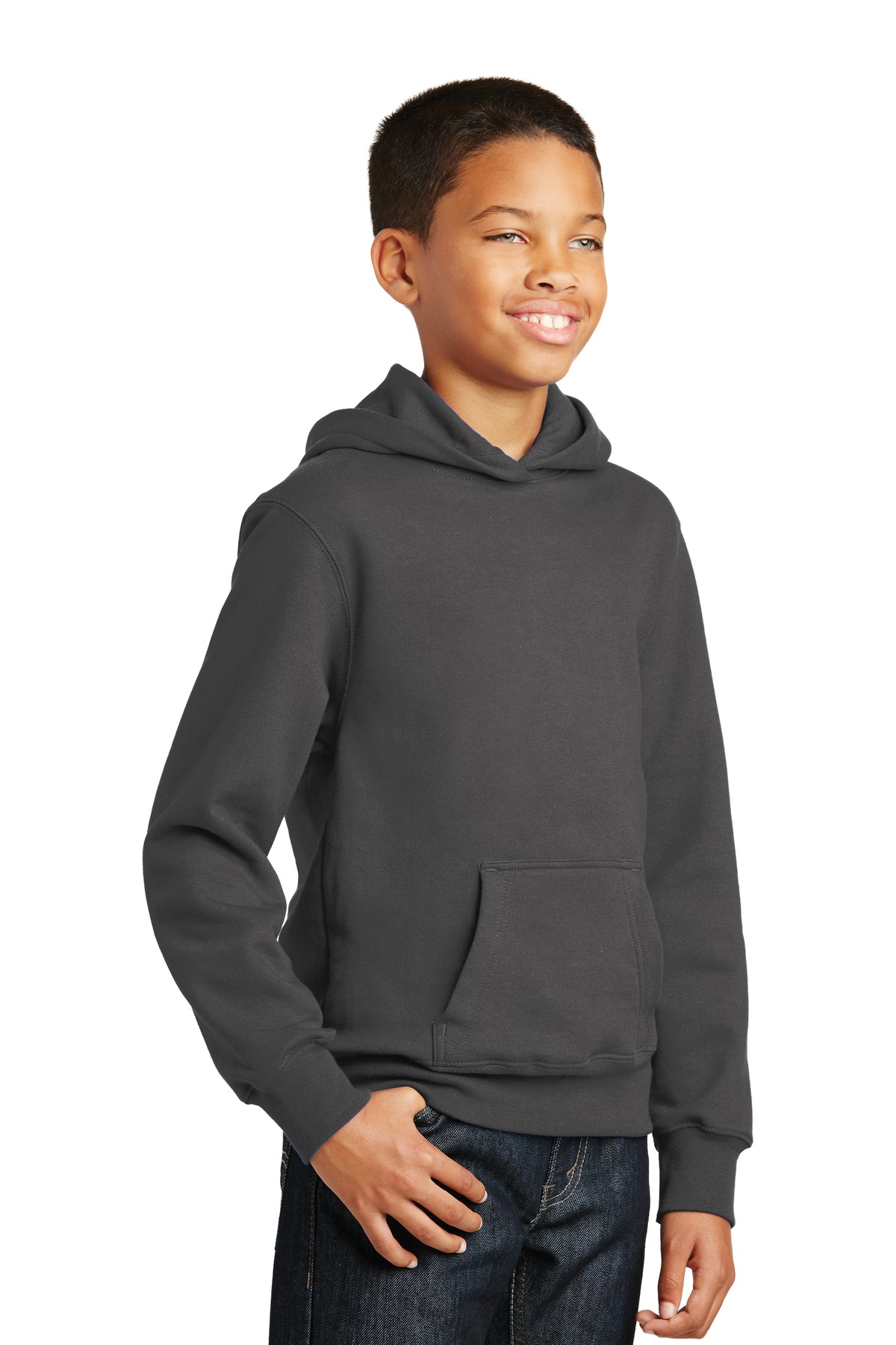 Port & Company® Youth Fan Favorite Fleece Pullover Hooded Sweatshirt 29