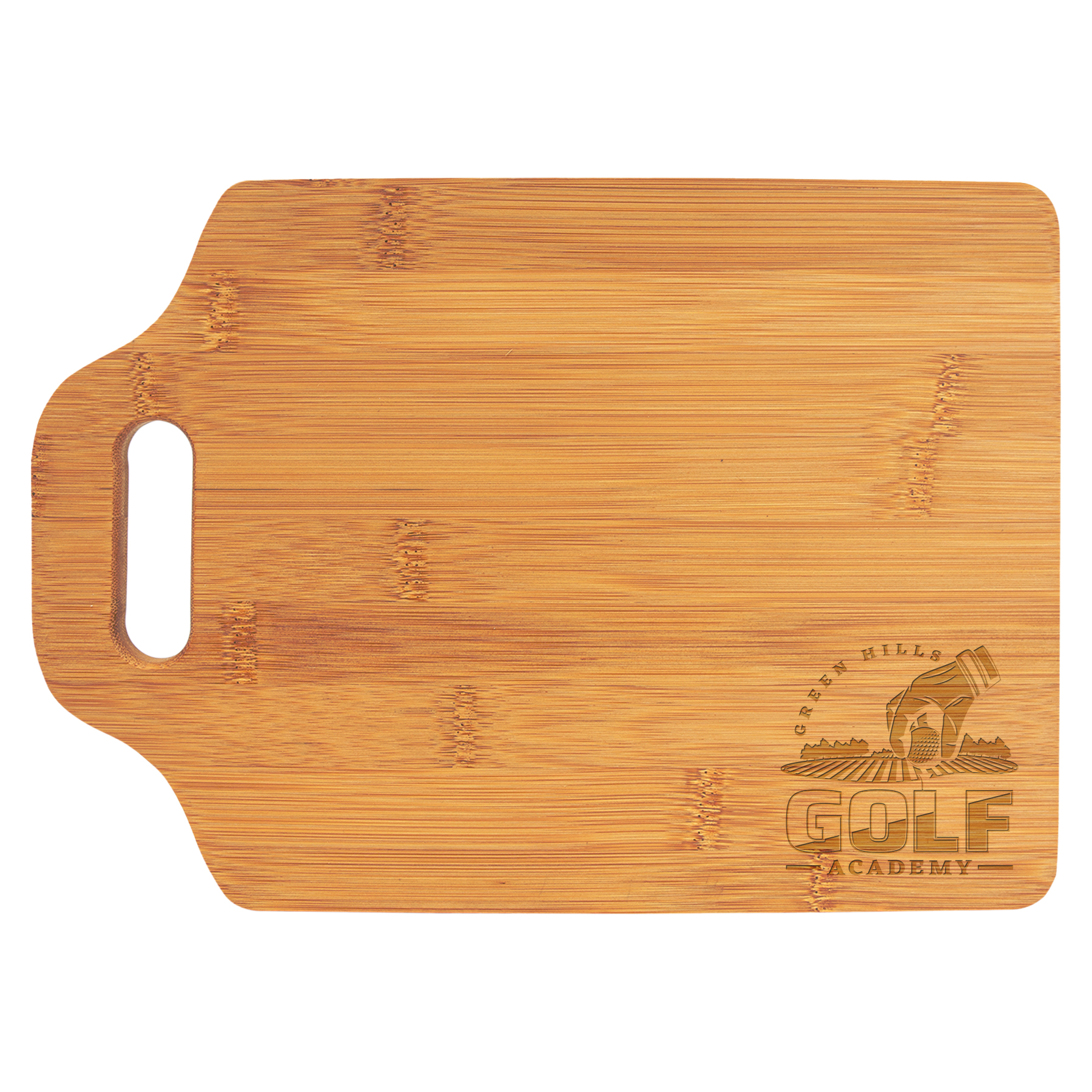 11" x 7" Bamboo Cutting Board w/ Handle