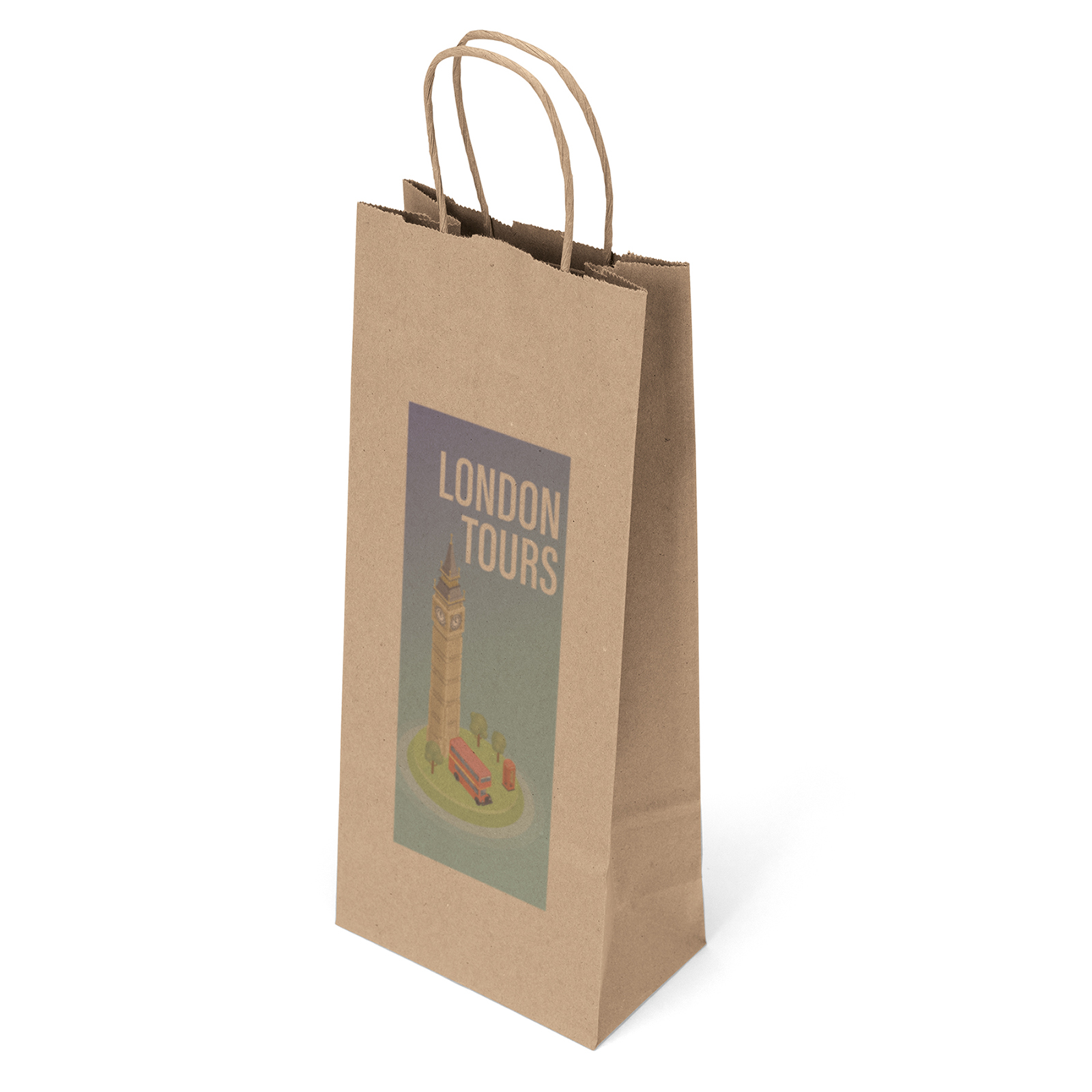 Eco Vino - Kraft-Brown Shopper - Chromatic 1