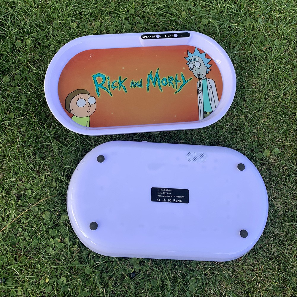 Bluetooth Speaker LED Rolling Glow Light Up Tray 3