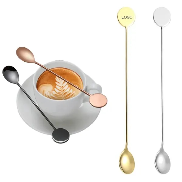 Logo Stainless Steel Coffee Stirrer 6