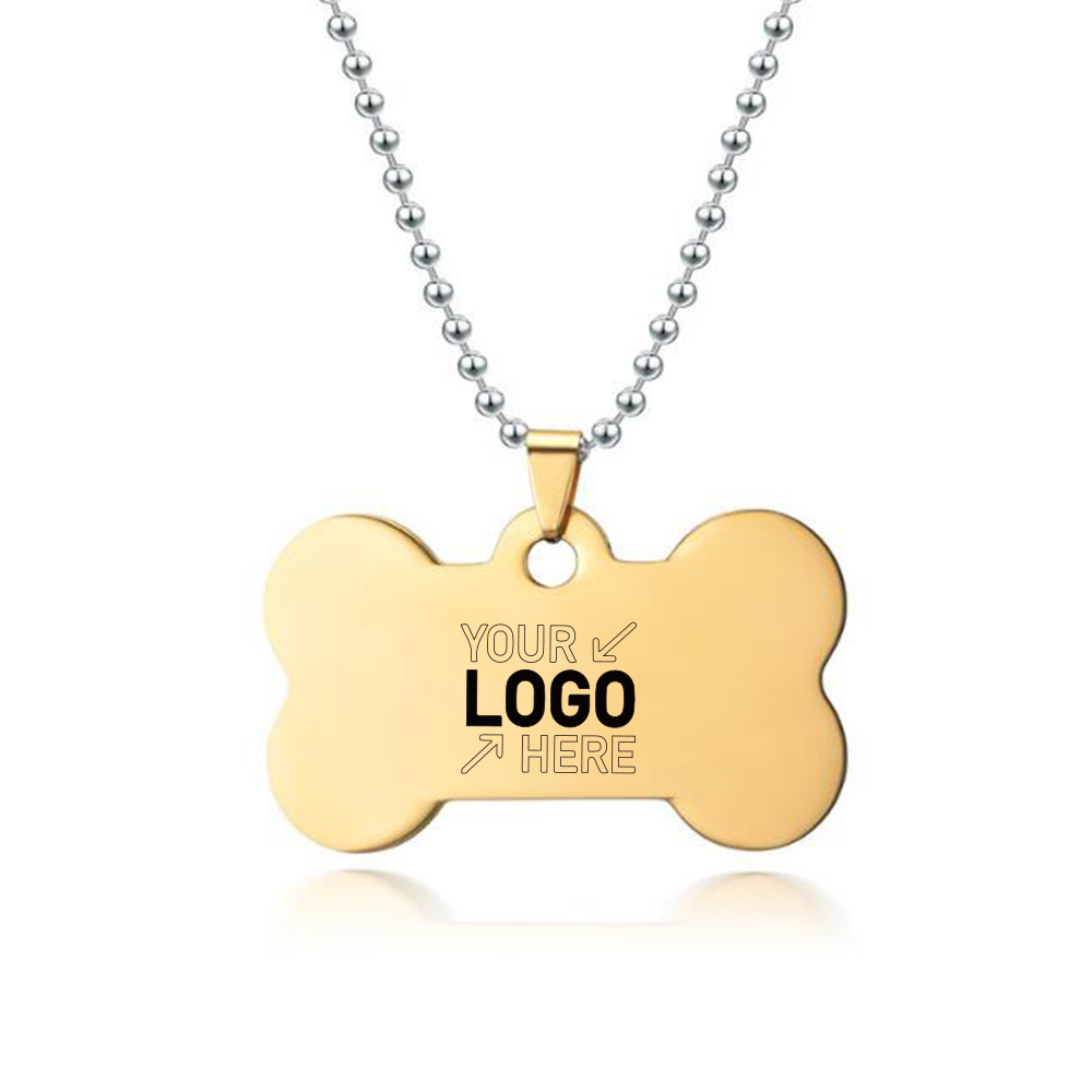 Stainless Steel Bone Pet Tag 3