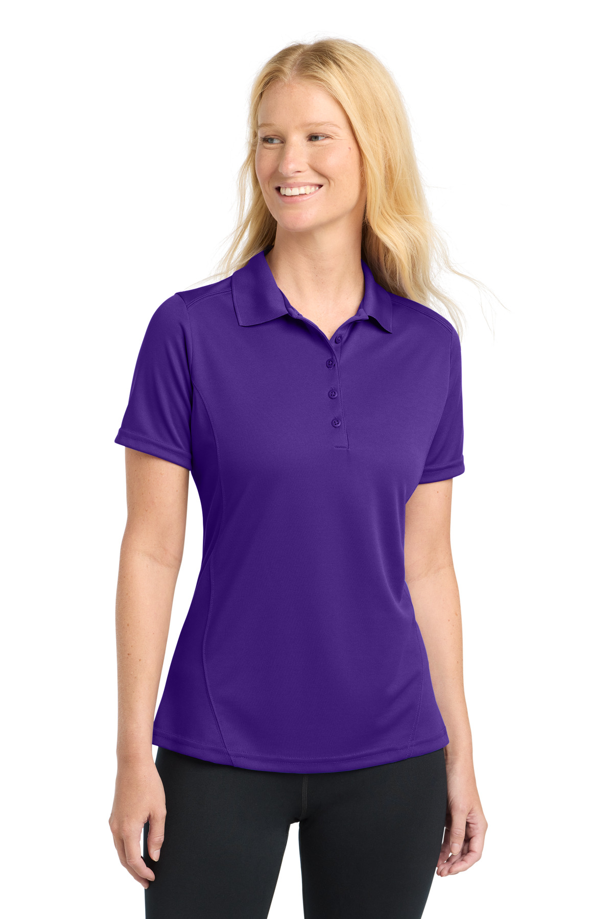 Sport-Tek Women's Dry Zone Raglan Accent Polo. L475 34