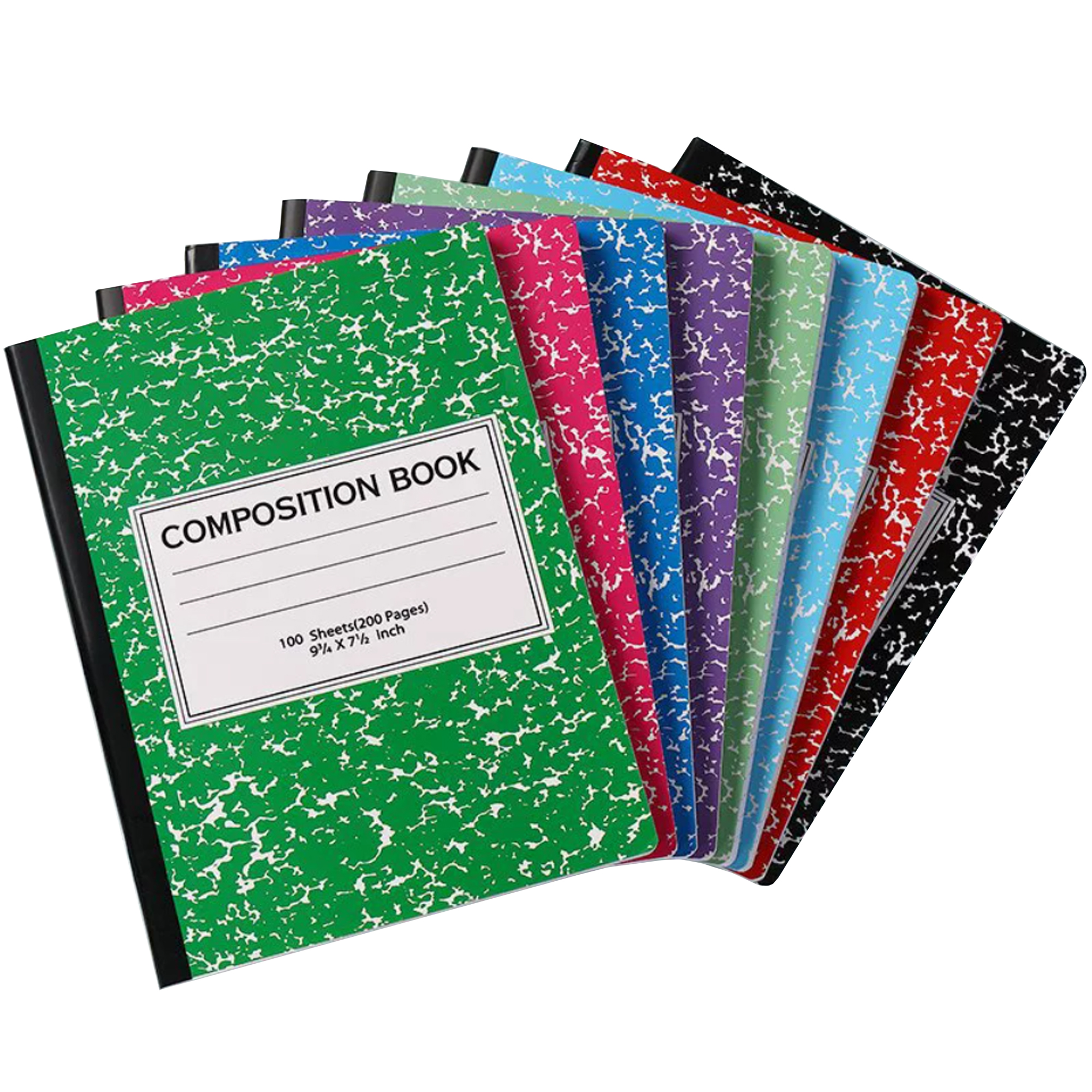 Marble Snowflake Notebook 1