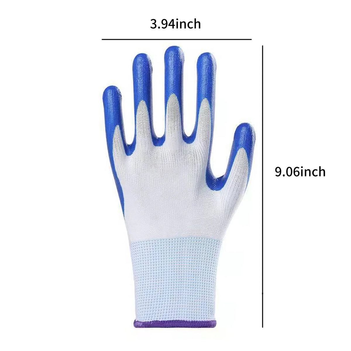 Silkscreen Printed Industrial Gloves for Workplace Safety 5