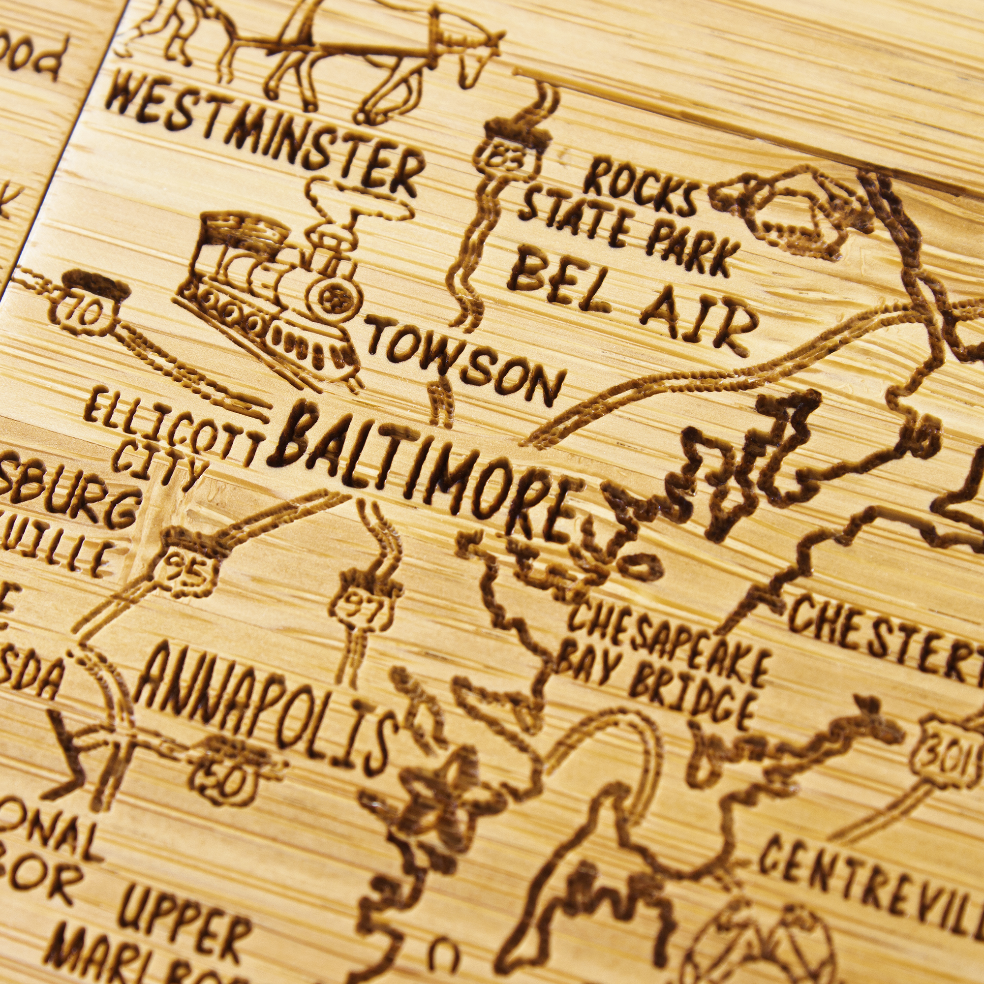 Maryland Puzzle Coaster Set 5