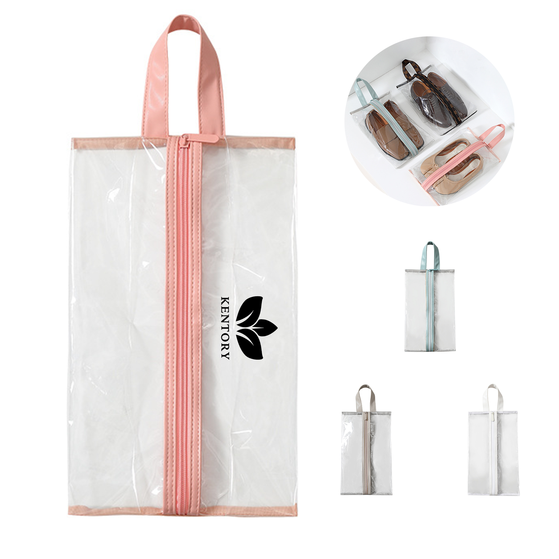 Travel Shoe Bags With Zipper 2