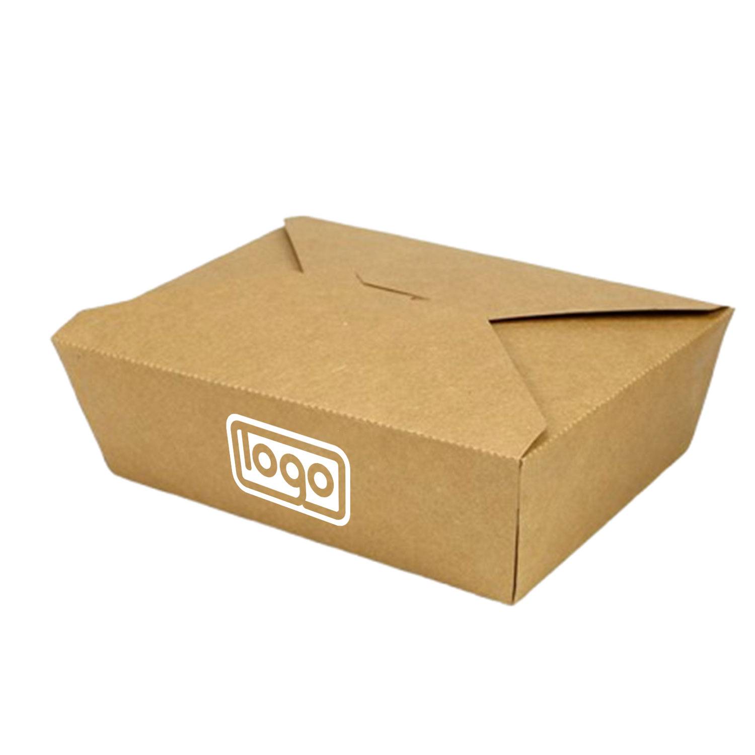 Paper Takeout Box Disposable Food Container w/ Lid 7